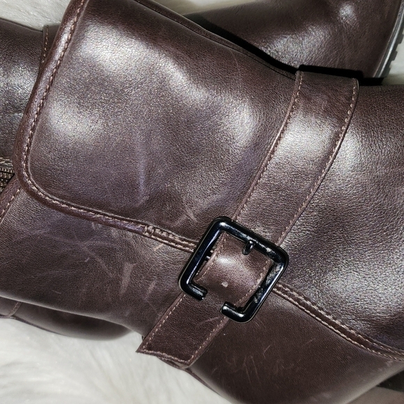 Clarks Tige DE Cuir Leather ankle Booties - Picture 7 of 17